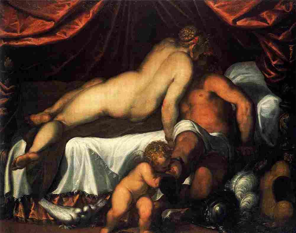 palg Venus and Mars Art A4 Photo Print