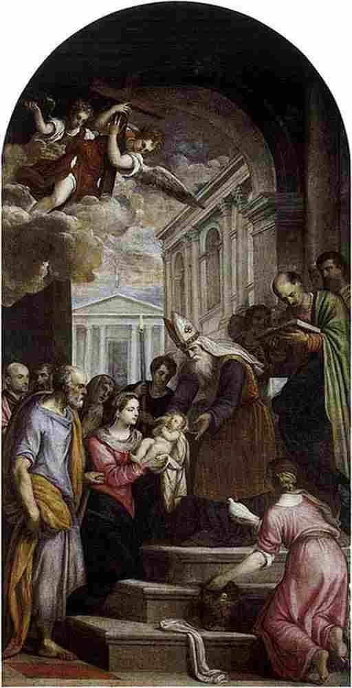 palg presentation of jesus in the Temple Art A4 Photo Print