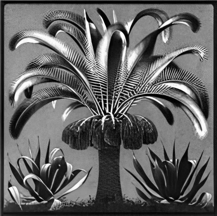 palm mc escher 1933 A4 Photo Print