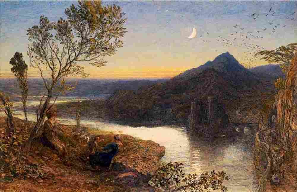 palmer classical river scene Art A4 Photo Print