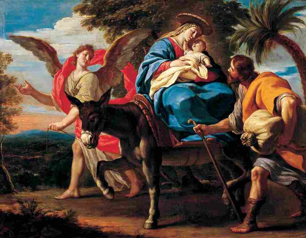 palomino flight to egypt Art A4 Photo Print