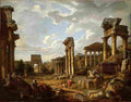 pan A Capriccio of the Roman Forum Art A4 Photo Print