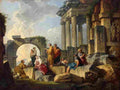 pan Apostle Paul Preaching on the Ruins Art A4 Photo Print