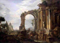 pan Capriccio of Classical Ruins Art A4 Photo Print