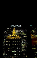 panama cityscape night Vintage A4 Photo Print