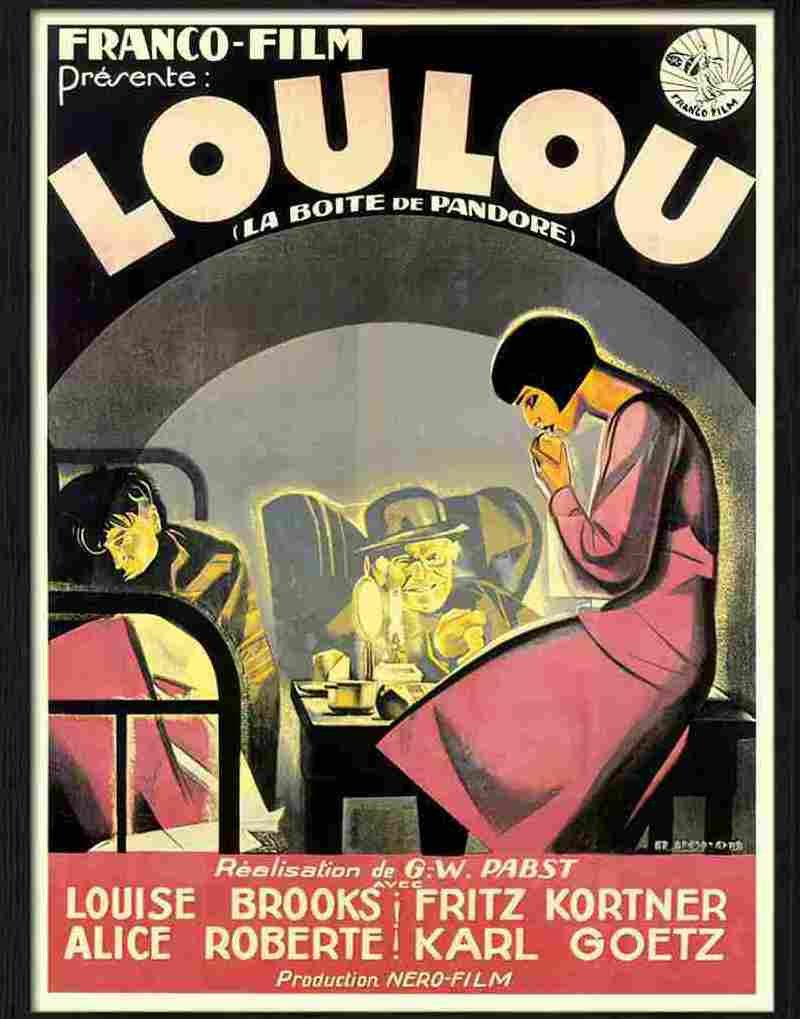 pandoras box lou lou louise brooks movie poster 1928 2 Advert A4 Photo Print
