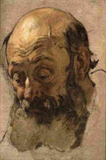 pant Old Man s Head Art A4 Photo Print