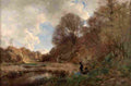 pant Summer Day at the River Art A4 Photo Print