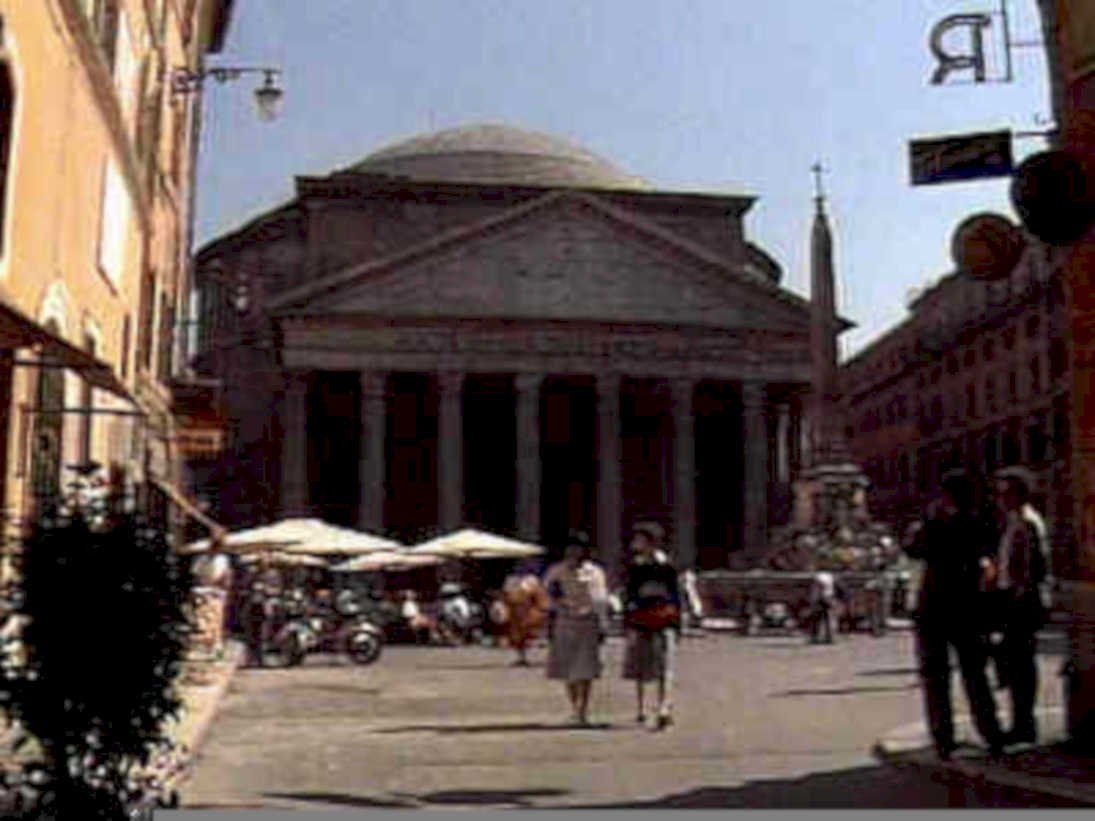 pantheon rome piazza1980s 1990s A4 Photo Print