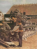 panzer iv repair Vintage world war A4 Photo Print