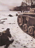 panzer iv winter 1 Vintage world war A4 Photo Print