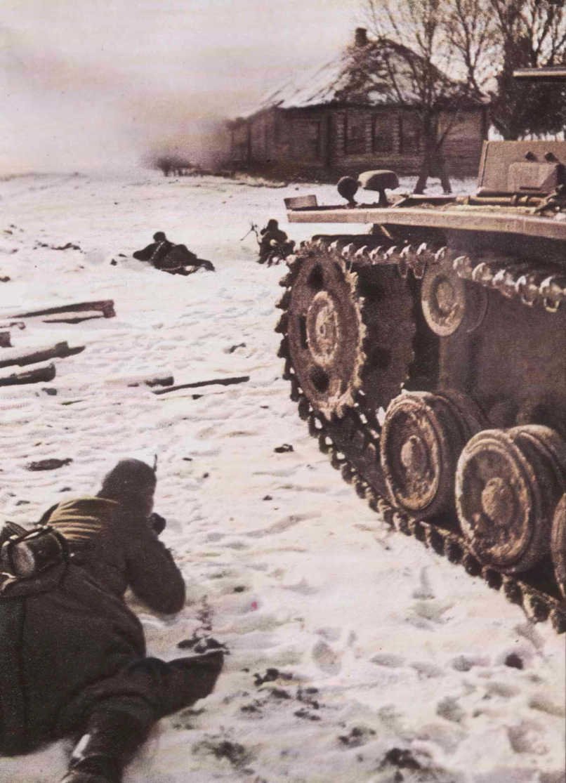panzer iv winter 1 Vintage world war A4 Photo Print