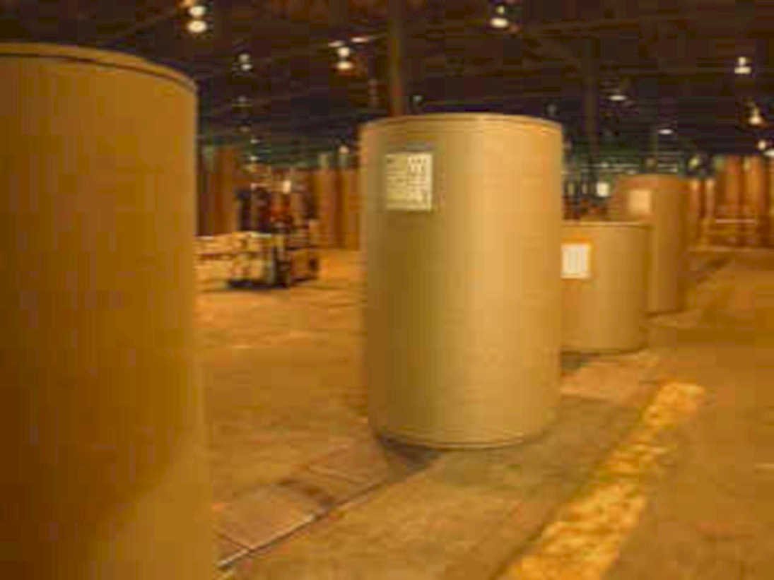 paper rolls warehouse1980s 1990s A4 Photo Print