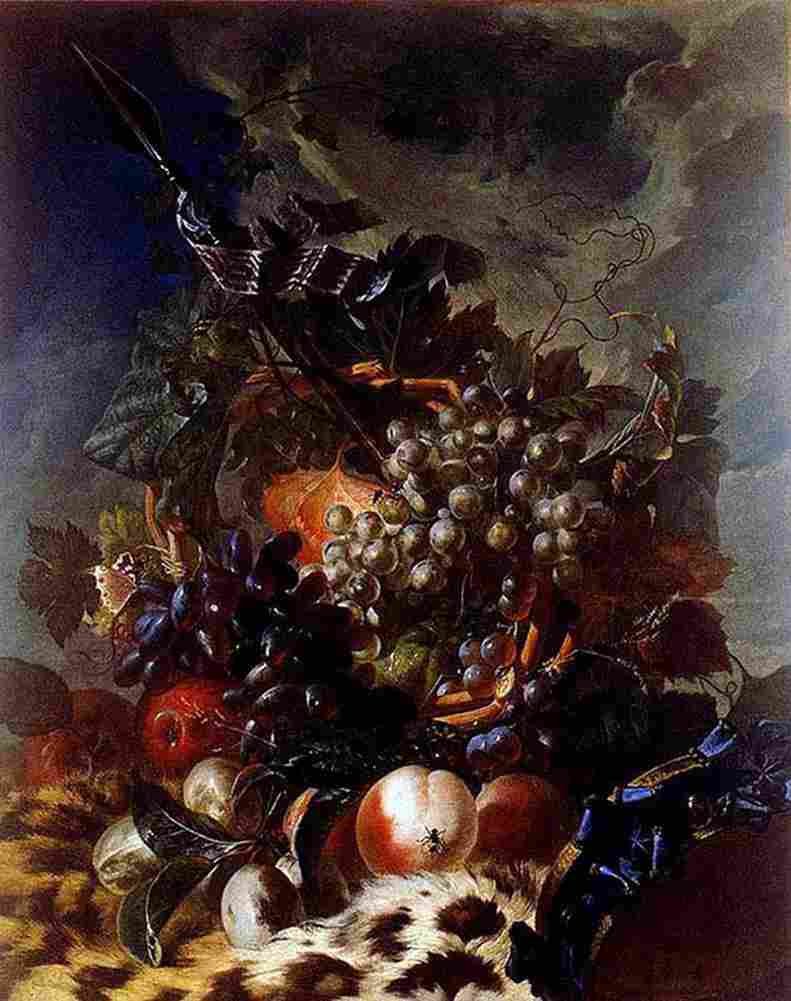 par still life with fruit Art A4 Photo Print
