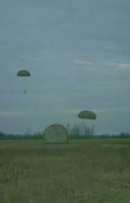 parachute drop training Vintage A4 Photo Print