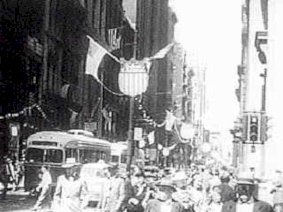parade flag army1980s 1990s A4 Photo Print