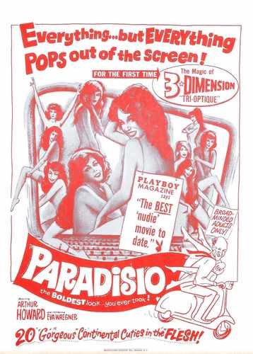 paradisio 1961  01 film star poster A4 Photo Print