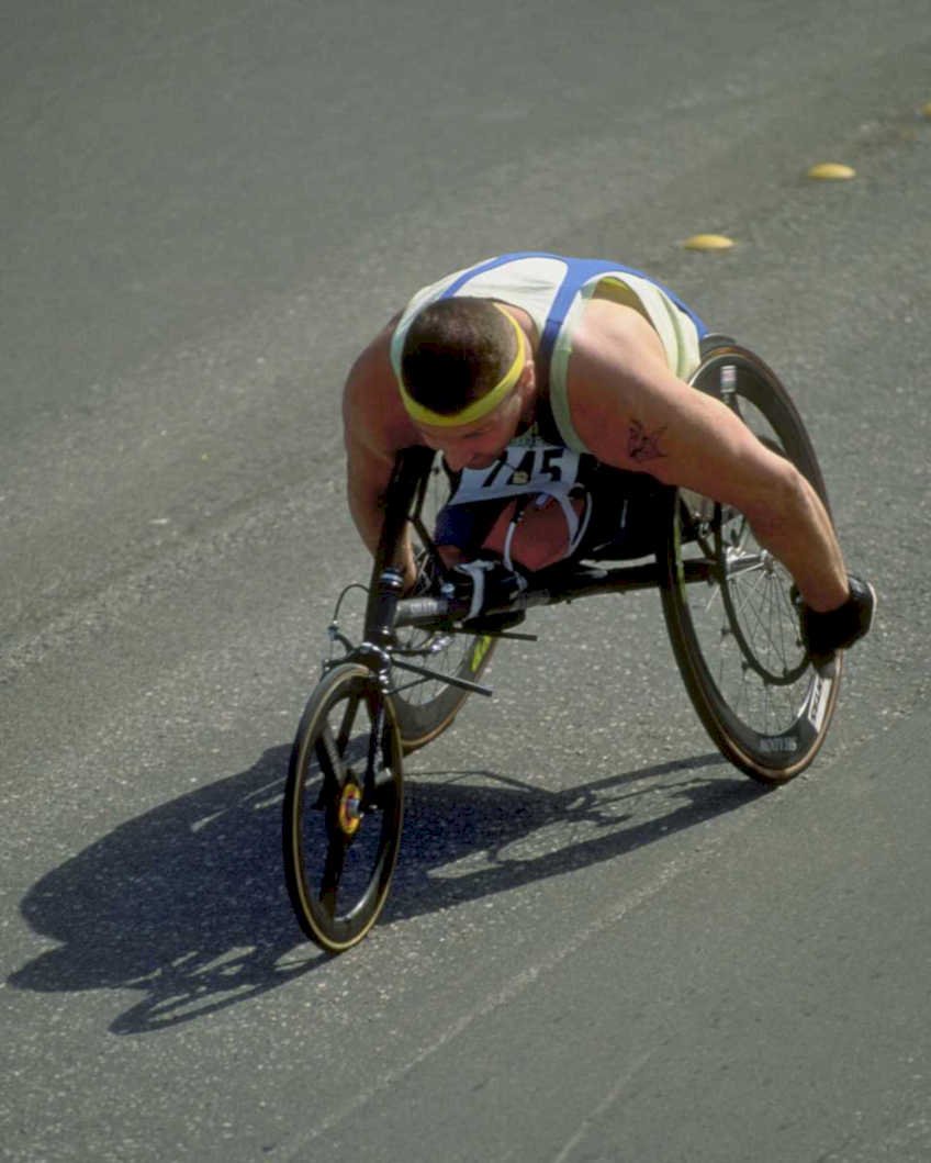 paralympic cycling athlete1980s 1990s A4 Photo Print