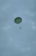 paratrooper parachute jump Vintage A4 Photo Print