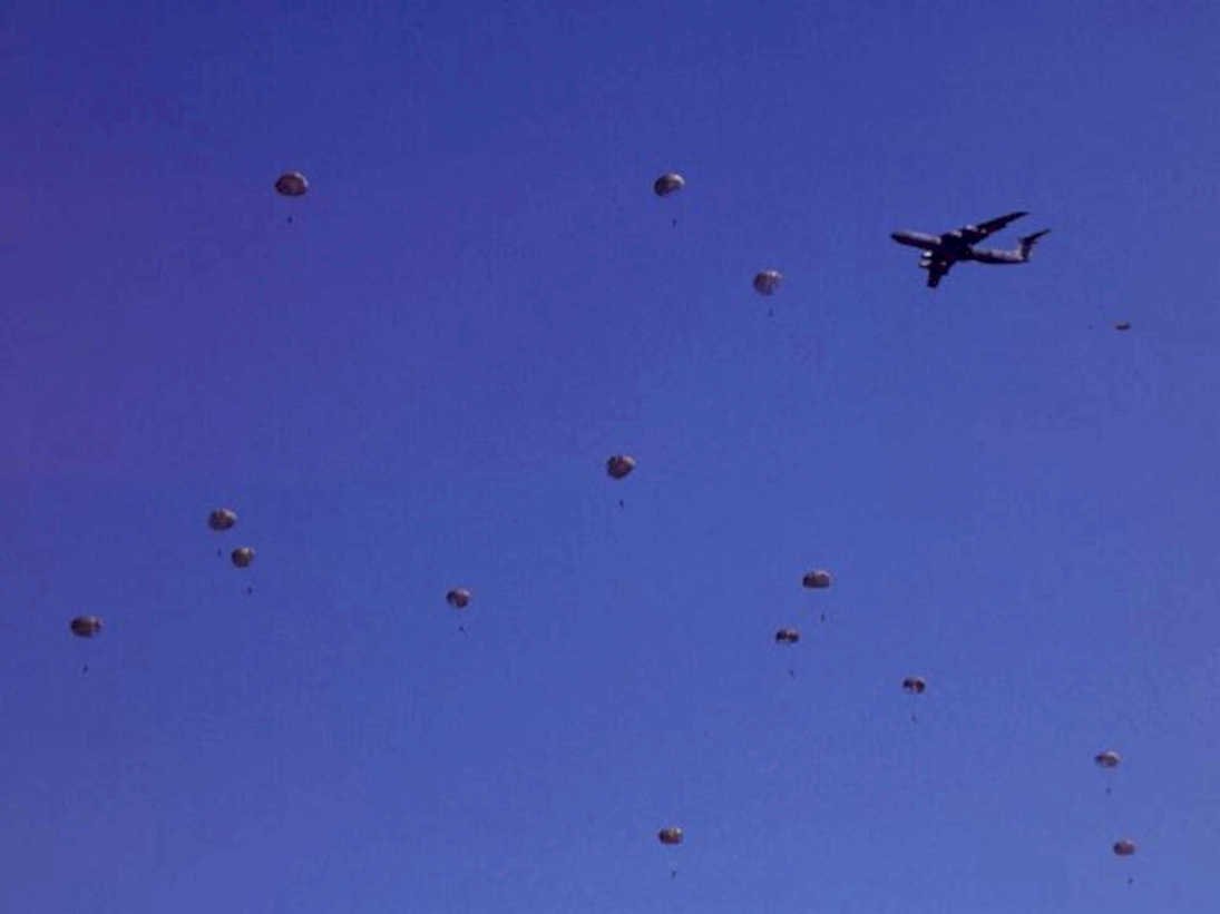 paratroopers c130 deployment1980s 1990s A4 Photo Print
