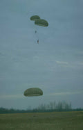 paratroopers deployment army Vintage A4 Photo Print