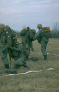 paratroopers drop zone Vintage A4 Photo Print