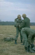 paratroopers equipment jump Vintage A4 Photo Print