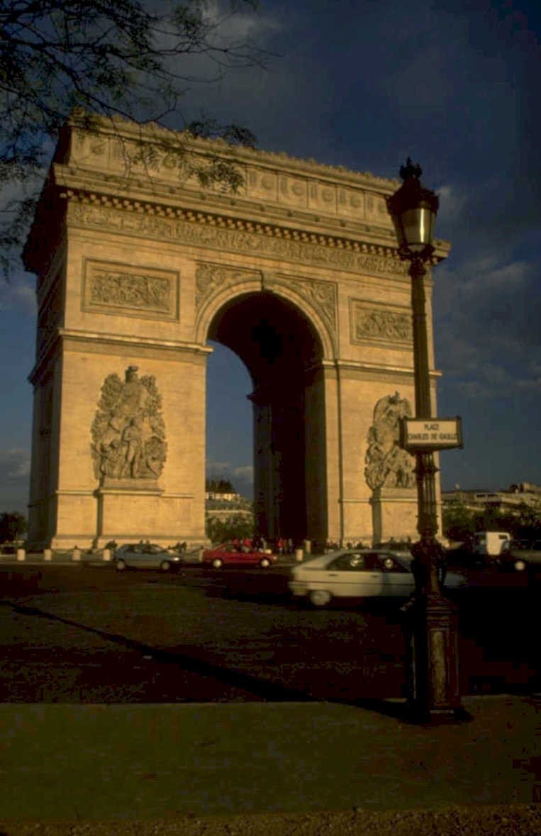 paris arc de 1 1980s 1990s A4 Photo Print