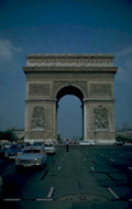 paris arc triomphe 1980s 1990s A4 Photo Print