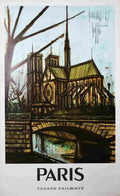 paris bernard buffet 1963 4 Advert A4 Photo Print