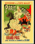 paris courses jules cheret 1890 Advert A4 Photo Print