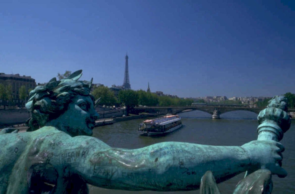 paris pont neuf 1980s 1990s A4 Photo Print