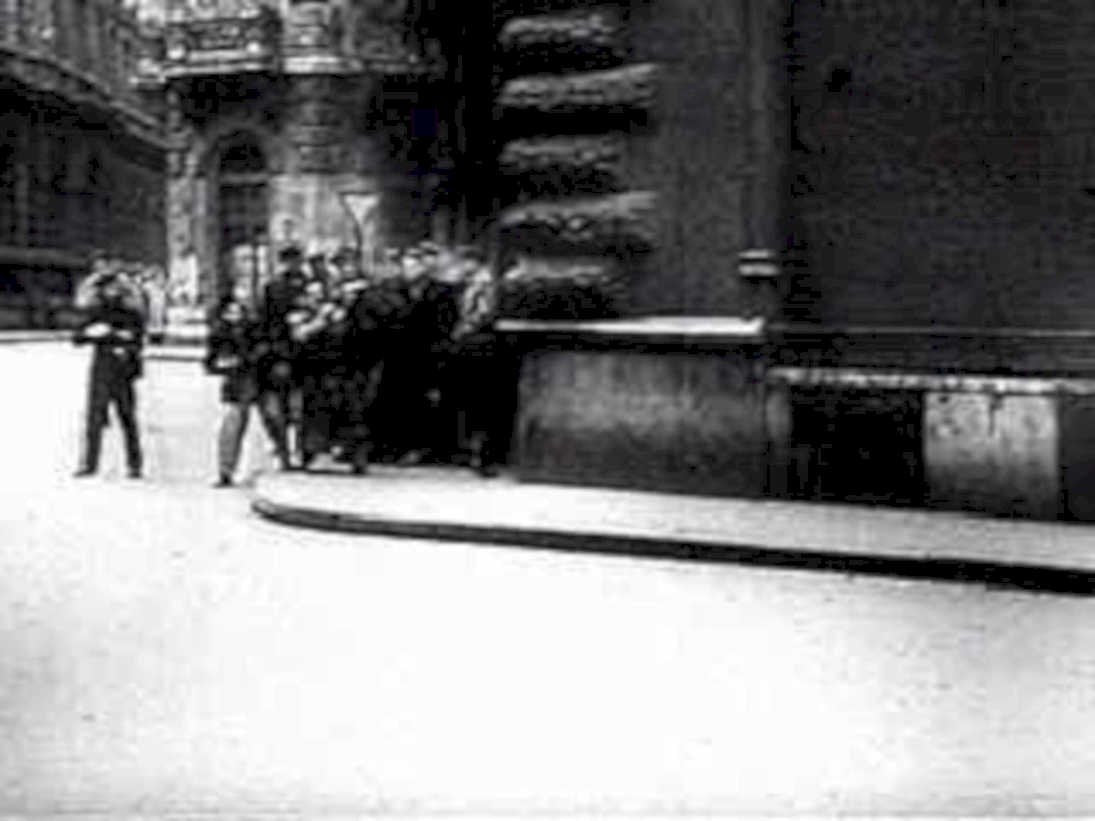 paris street group1980s 1990s A4 Photo Print