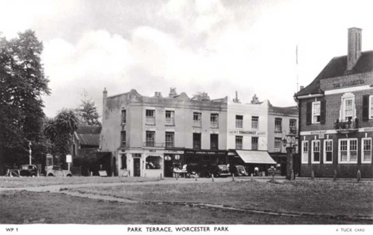 park terrace worcesterVintage 1880s 1900s A4 Photo Print