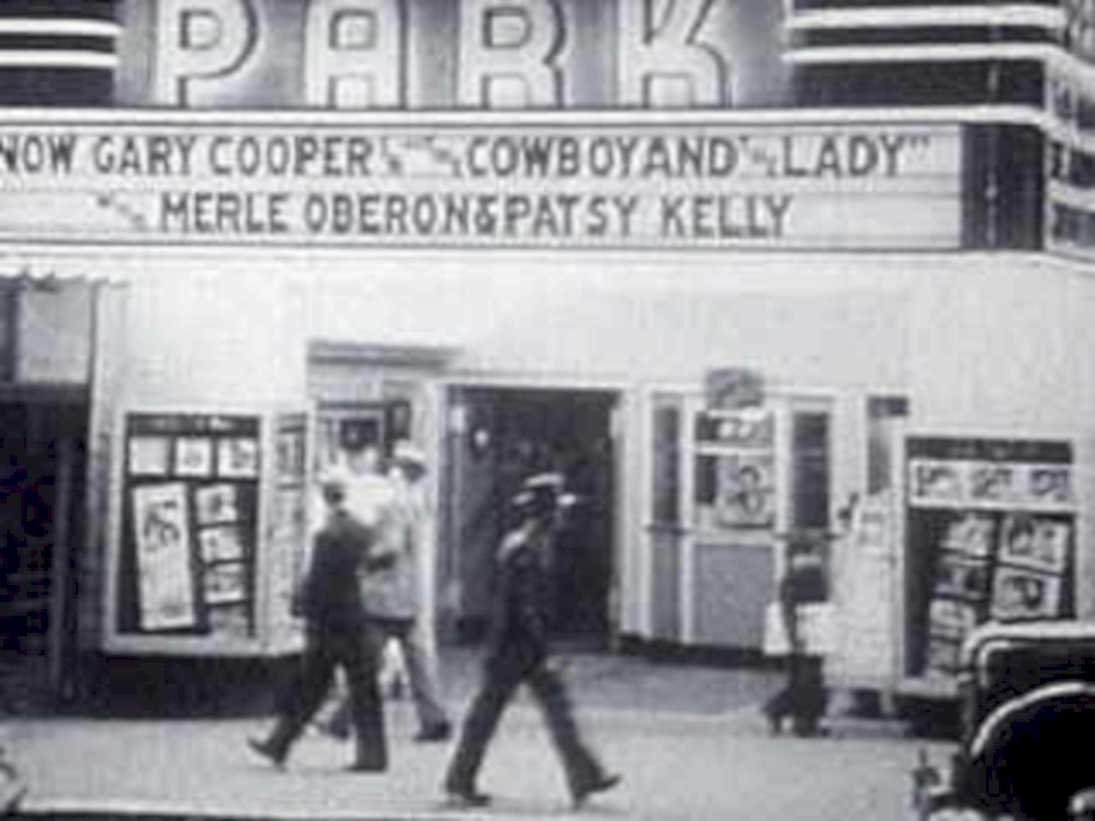 park theater cowboy1980s 1990s A4 Photo Print