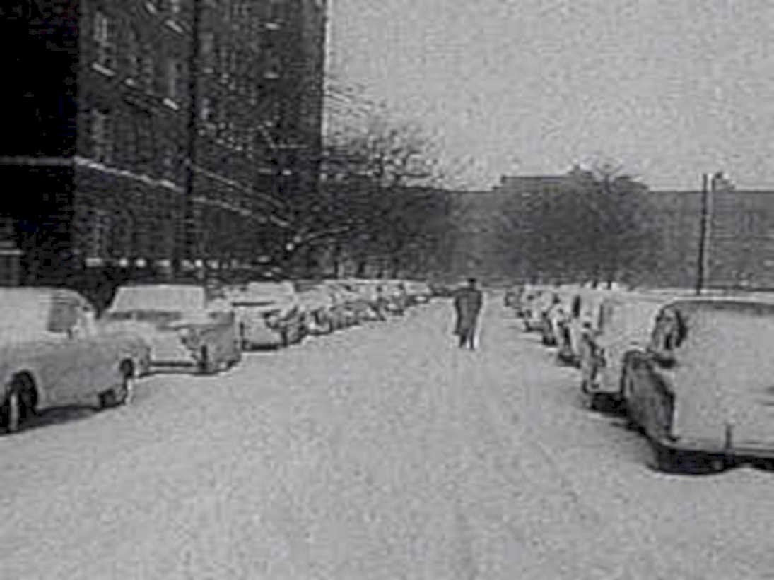 parking lot scene1980s 1990s A4 Photo Print