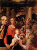 parm Adoration of the Magi Art A4 Photo Print