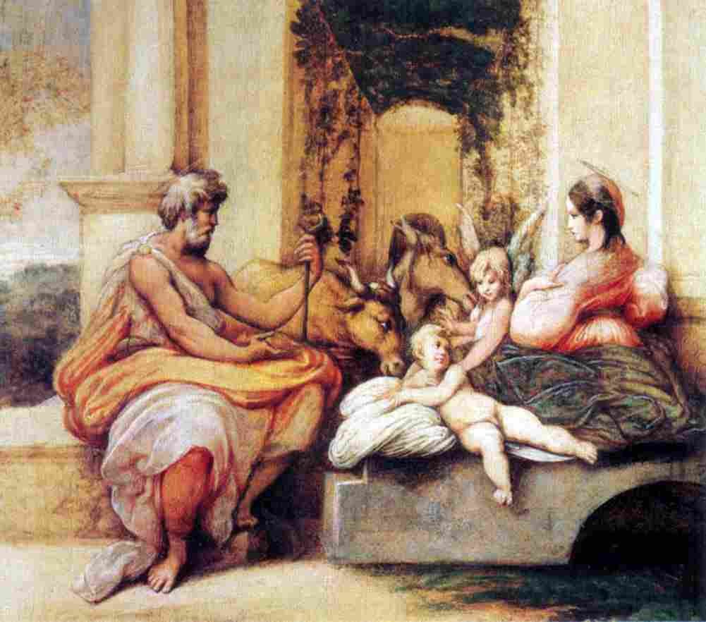parm Nativity Art A4 Photo Print