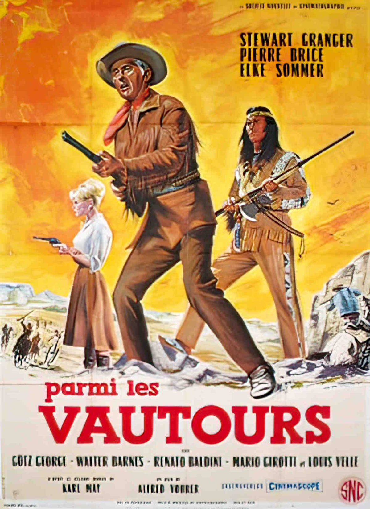 parmi les vautours Advert A4 Photo Print