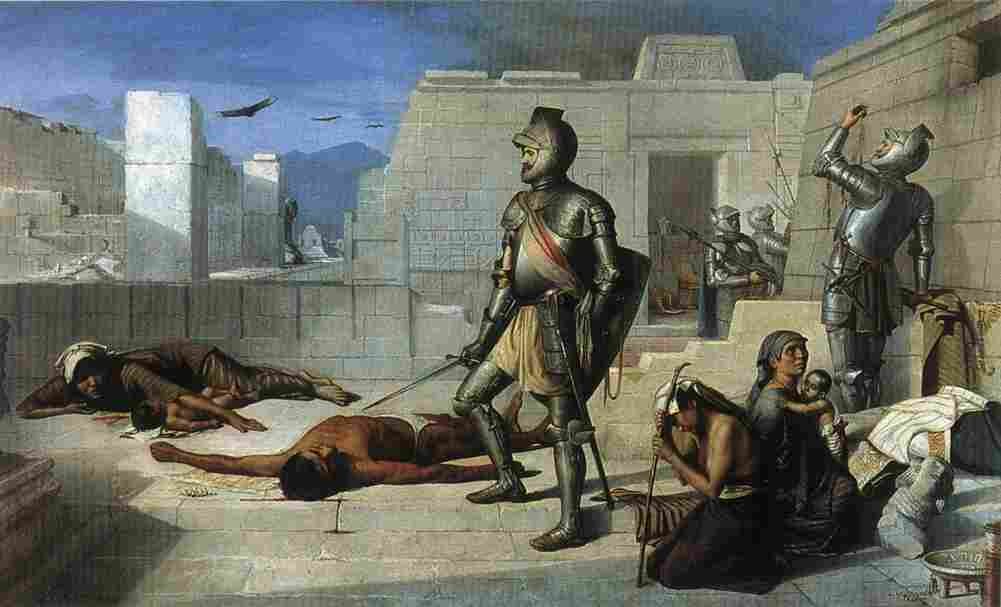 parra the massacre of cholula Art A4 Photo Print