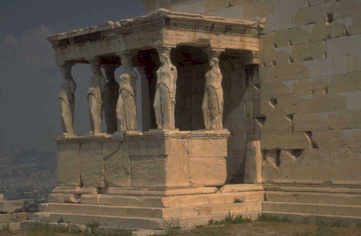 parthenon acropolis columns 1980s 1990s A4 Photo Print