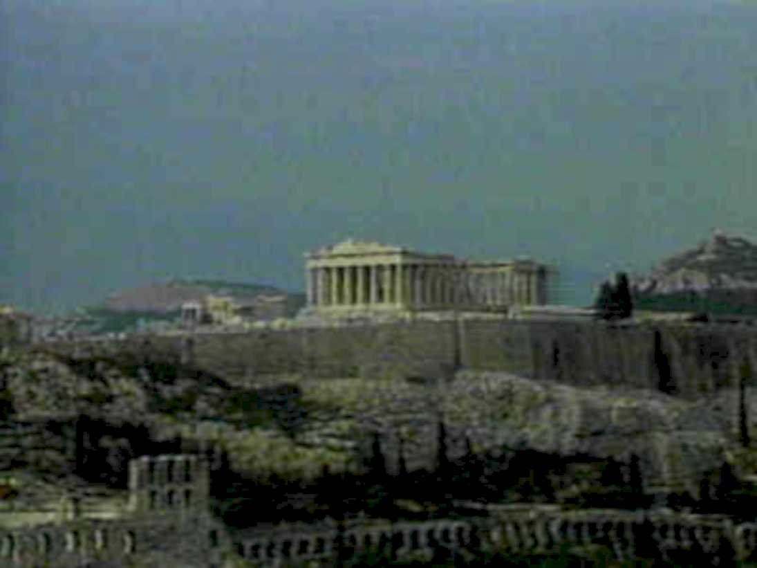 parthenon athens landscape1980s 1990s A4 Photo Print