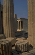 parthenon columns athens 1 1980s 1990s A4 Photo Print