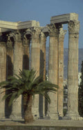 parthenon columns athens 1980s 1990s A4 Photo Print