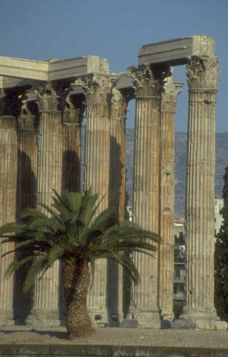 parthenon columns athens 1980s 1990s A4 Photo Print