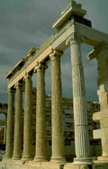 parthenon columns athens 2 1980s 1990s A4 Photo Print