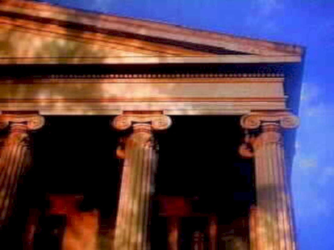 parthenon golden hour1980s 1990s A4 Photo Print