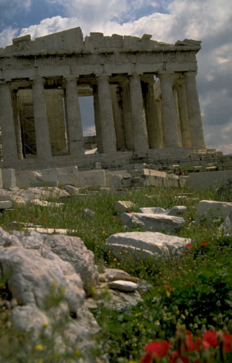 parthenon ruins athens 1980s 1990s A4 Photo Print 42
