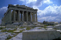 parthenon ruins athens 1980s 1990s A4 Photo Print