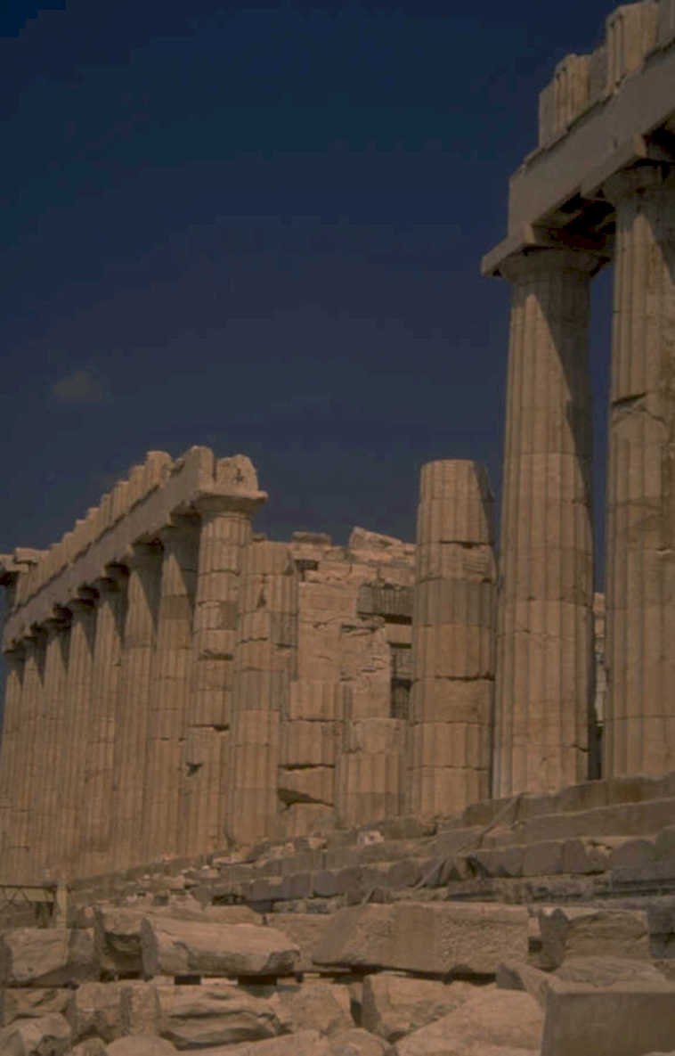 parthenon ruins athens 2 1980s 1990s A4 Photo Print